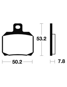Plaquettes de frein TECNIUM ME230