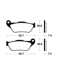 Plaquettes de frein Bendix MA337