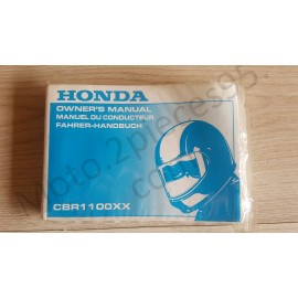 Manuel du propriétaire Honda CBR 1100 XX