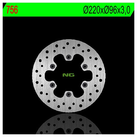 Disque de frein NG 756 rond fixe