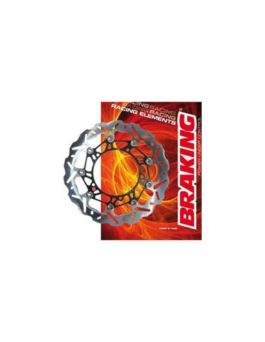 Disque de frein avant gauche BRAKING SK2 WK055L Wave flottant Yamaha Disque de frein avant gauche BRAKING SK2 WK055L Wave flottant Yamaha