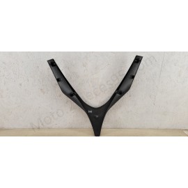V de face avant Piaggio MP3 Noir mat