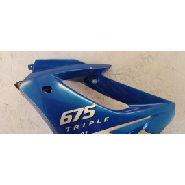 Flanc de carénage gauche Triumph Daytona 675 Bleu