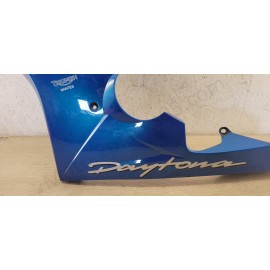 Flanc de carénage gauche Triumph Daytona 675 Bleu