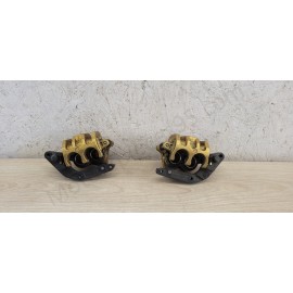 Paire d'étrier avant Nissin Triumph Street Triple 675 Or