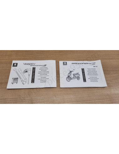 Carnet entretien + Manuel d'utilisation Peugeot Speedfight 3 Carnet entretien + Manuel d'utilisation Peugeot Speedfight 3