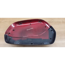 Couvercle porte de valise droit Honda 650 NTV Deauville rouge