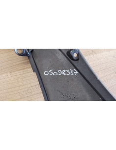 Nez avant Carénage Piaggio MP3 Noir mat