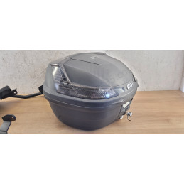 Support top case avec top case Givi pour Peugeot Pulsion