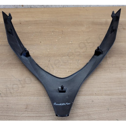 V de face avant Piaggio MP3 Noir mat