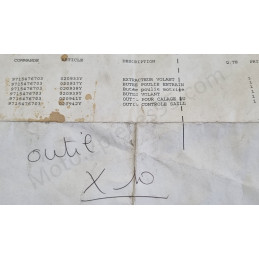 Lots Outillages Piaggio X10 / Vespa Primavera 125 / Aprilia SR GT 125