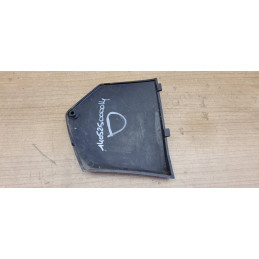 Plastique Droit accès fusible Piaggio MP3 Noir brillant