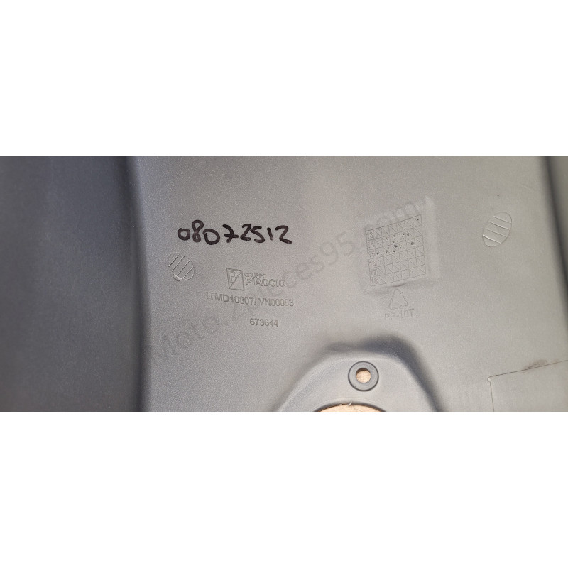 Garde-boue Avant Pour Piaggio Vespa ET2 ET4 50 125 150 - Pièce Neuve Universelle Couleur Noir