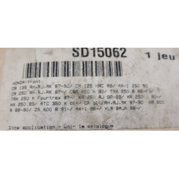 Plaquette de frein avant Honda  SD15062