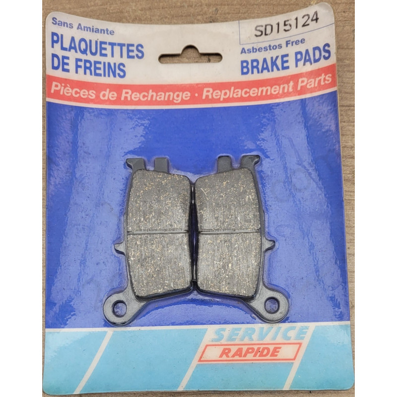 Plaquette de frein arrière Honda  SD15124