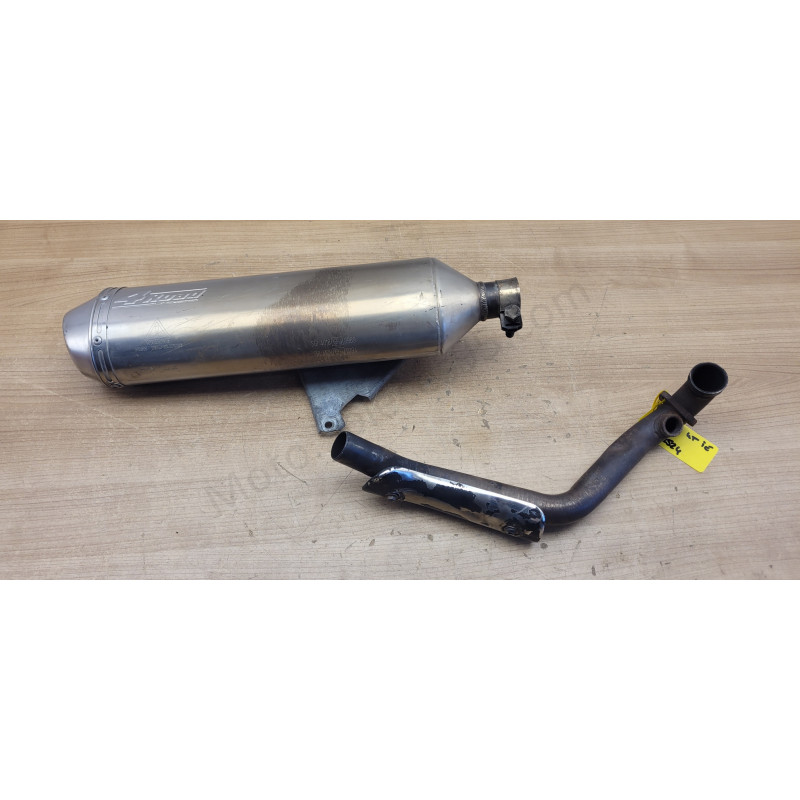 Ligne échappement Leovince 4 Road Gilera Nexus 125 IE