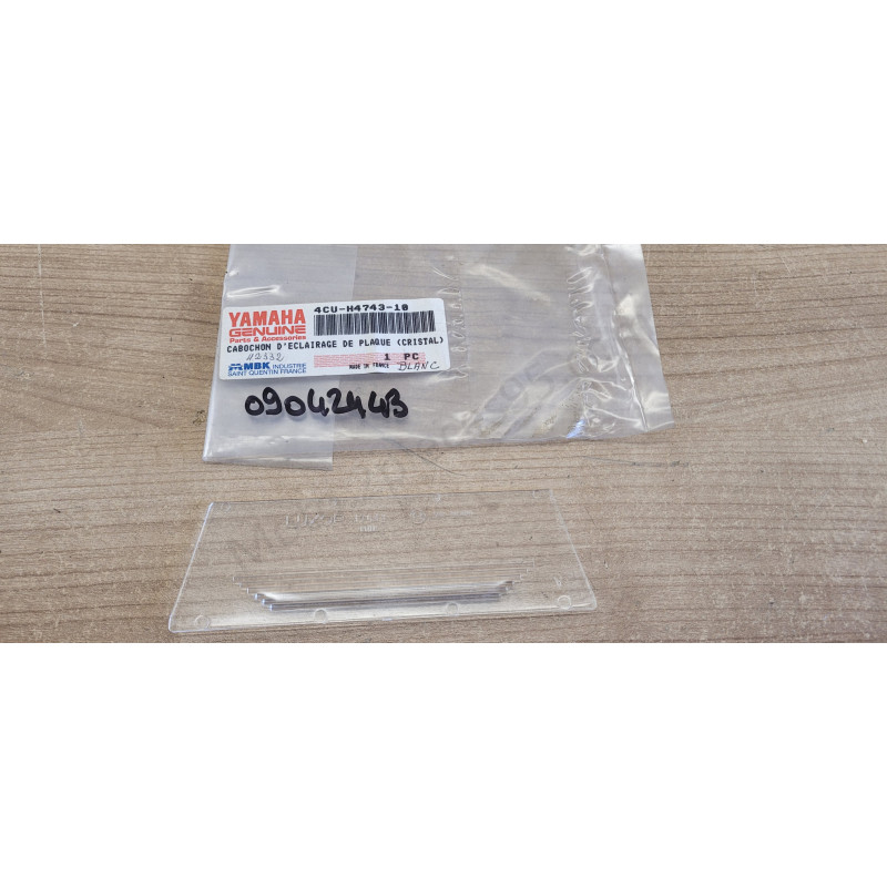 Cabochon éclairage plaque Yamaha Zest 50 80 MBK Evolis 50