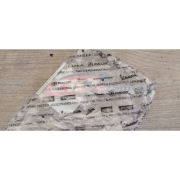 Lettrage Piaggio Zip 2T rouge et noir