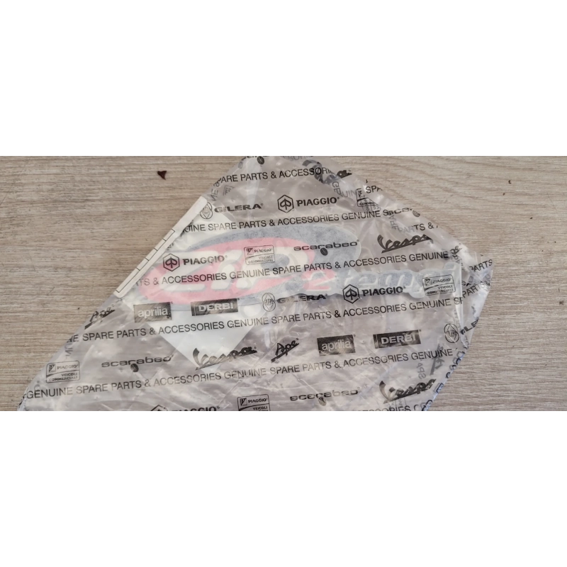 Lettrage Piaggio Zip 2T rouge et noir