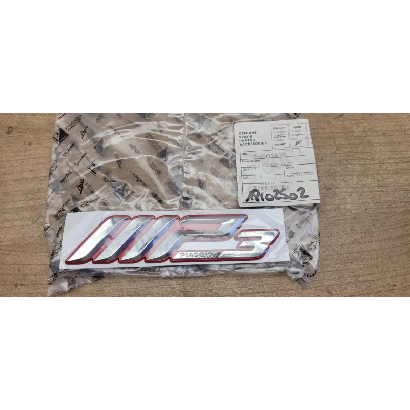 Lettrage Piaggio MP3 300 350 400 500