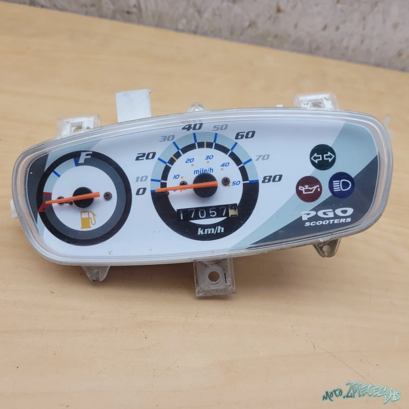 Compteur PGO Big Max 50 2T - 17 057 KM  De 1994 à 2017