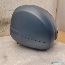 Top case sans rembourrage de dossier, 36 l, bleu, Officina 8, Vespa GTS GTV