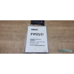 Manuel d'atelier du propriétaire + trousse à outil Yamaha PW 80 (E)