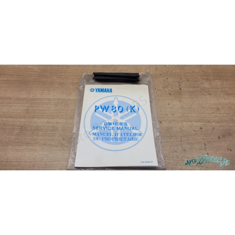 Manuel d'atelier du propriétaire + trousse à outil Yamaha PW 80 (K)