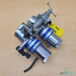 Kit d’admission corps de papillon à section ronde Ø 40 mm pour Yamaha T-MAX 500  De 2008 à 2012