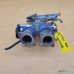 Kit d’admission corps de papillon à section ronde Ø 40 mm pour Yamaha T-MAX 500  De 2008 à 2012