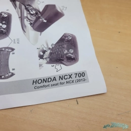 Selle confort complète SHAD pour Honda NC 700 X
