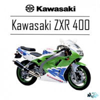 Kawasaki - ZXR 400 - Moto