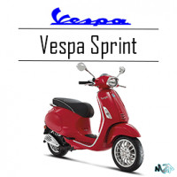 Catégorie Sprint - Moto2pieces95 : Marche pied Vespa Sprint , Garde boue Vespa Sprint , Bulle Vespa Sprint , Bulle courte Fum...