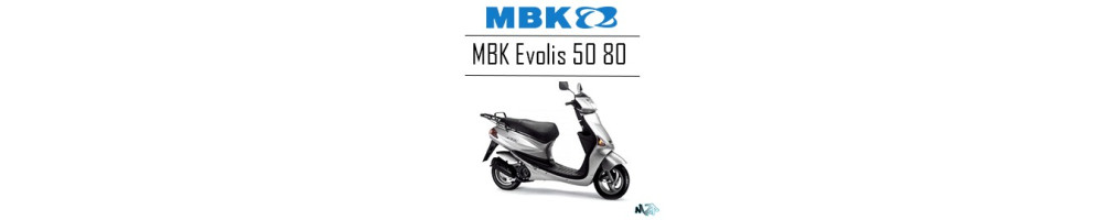 Catégorie Evolis 50 / 80 - Moto2pieces95 : Garde boue AV Yamaha YE80 , Optique phare Yamaha Zest Mbk Evolis 80 , Kit piston +...