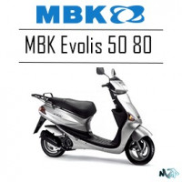 Catégorie Evolis 50 / 80 - Moto2pieces95 : Garde boue AV Yamaha YE80 , Optique phare Yamaha Zest Mbk Evolis 80 , Kit piston +...