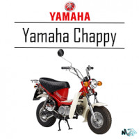 Catégorie Chappy - Moto2pieces95 : Kit chaine renforcé Yamaha Chappy 50