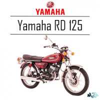 Catégorie RD 125 - Moto2pieces95 : Pédale frein arrière Yamaha RD 125